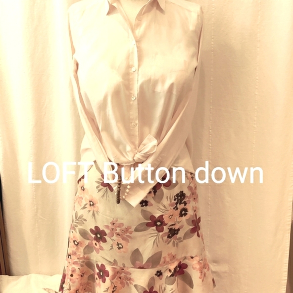 LOFT Button down blouse - Picture 6 of 8